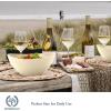 imageHomienly Wheat Straw Bowls Set Serving Bowls Plastic Bowls Reusable 26oz Microwave ampamp Dishwasher Safe Cereal Bowls Unbreakable for CerealSaladFruitSoup Bowls Modern Color6 PCSBeige
