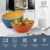 imageHomienly Wheat Straw Bowls Set Serving Bowls Plastic Bowls Reusable 26oz Microwave ampamp Dishwasher Safe Cereal Bowls Unbreakable for CerealSaladFruitSoup Bowls Modern Color4 PCSMulti