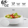 imageHomienly Wheat Straw Bowls Set Serving Bowls Plastic Bowls Reusable 26oz Microwave ampamp Dishwasher Safe Cereal Bowls Unbreakable for CerealSaladFruitSoup Bowls Modern Color6 PCSWhite