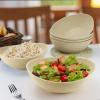 imageHomienly Wheat Straw Bowls Set Serving Bowls Plastic Bowls Reusable 26oz Microwave ampamp Dishwasher Safe Cereal Bowls Unbreakable for CerealSaladFruitSoup Bowls Modern Color6 PCSBeige