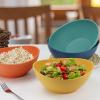 imageHomienly Wheat Straw Bowls Set Serving Bowls Plastic Bowls Reusable 26oz Microwave ampamp Dishwasher Safe Cereal Bowls Unbreakable for CerealSaladFruitSoup Bowls Modern Color4 PCSMulti