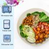 imageHomienly Wheat Straw Dinner Plates Set of 8 10 Inch Microwave and Dishwasher Safe Unbreakable Kids Plates 4 Colors Multi MS 01Beige