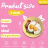 imageHomienly Wheat Straw Dinner Plates Set of 8 10 Inch Microwave and Dishwasher Safe Unbreakable Kids Plates 4 Colors Multi MS 01Memphis Series