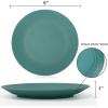 imageHomienly Wheat Straw Dinner Plates Set of 8 10 Inch Microwave and Dishwasher Safe Unbreakable Kids Plates 4 Colors Multi MS 01Multicolor