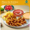 imageHomienly Wheat Straw Dinner Plates Set of 8 10 Inch Microwave and Dishwasher Safe Unbreakable Kids Plates 4 Colors Multi MS 01Multicolor