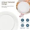 imageHomienly Wheat Straw Dinner Plates Set of 8 10 Inch Microwave and Dishwasher Safe Unbreakable Kids Plates 4 Colors Multi MS 01White