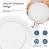 imageHomienly Wheat Straw Dinner Plates Set of 8 10 Inch Microwave and Dishwasher Safe Unbreakable Kids Plates 4 Colors Multi MS 01White