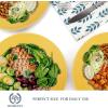 imageHomienly Wheat Straw Dinner Plates Set of 8 10 Inch Microwave and Dishwasher Safe Unbreakable Kids Plates 4 Colors Multi MS 01Yellow