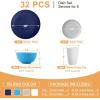 imageHomienly Wheat Straw Plates and Bowls Sets Dishes Set for 8 Wheat Straw Dinnerware Set for Kitchen 32Piece  Deep Plates Sets Cereal Bowls with Drinking Cups Microwave and Dishwasher Safe BlackIsland Series