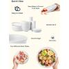 imageHomienly Wheat Straw Plates and Bowls Sets Dishes Set for 8 Wheat Straw Dinnerware Set for Kitchen 32Piece  Deep Plates Sets Cereal Bowls with Drinking Cups Microwave and Dishwasher Safe BlackWhite