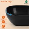 imageWheat Straw Bowl Sets of 6  36oz Cereal Bowls with Textured DesignLarge Soup Bowl  Microwave and Dishwasher Safe Ramen Bowl Set Alternative to Plastic Bowls for Serving SoupRamenSalad  MultiBlack