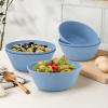 imageWheat Straw Bowl Sets of 6  36oz Cereal Bowls with Textured DesignLarge Soup Bowl  Microwave and Dishwasher Safe Ramen Bowl Set Alternative to Plastic Bowls for Serving SoupRamenSalad  MultiSky Blue