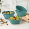 imageWheat Straw Bowl Sets of 6  36oz Cereal Bowls with Textured DesignLarge Soup Bowl  Microwave and Dishwasher Safe Ramen Bowl Set Alternative to Plastic Bowls for Serving SoupRamenSalad  MultiGreen