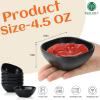 imageWheat Straw Bowl Sets of 6  36oz Cereal Bowls with Textured DesignLarge Soup Bowl  Microwave and Dishwasher Safe Ramen Bowl Set Alternative to Plastic Bowls for Serving SoupRamenSalad  MultiBlack