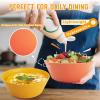 imageWheat Straw Bowl Sets of 6  36oz Cereal Bowls with Textured DesignLarge Soup Bowl  Microwave and Dishwasher Safe Ramen Bowl Set Alternative to Plastic Bowls for Serving SoupRamenSalad  MultiMulticolor