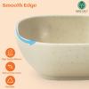 imageWheat Straw Bowl Sets of 6  36oz Cereal Bowls with Textured DesignLarge Soup Bowl  Microwave and Dishwasher Safe Ramen Bowl Set Alternative to Plastic Bowls for Serving SoupRamenSalad  MultiBeige
