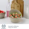 imageWheat Straw Bowl Sets of 6  36oz Cereal Bowls with Textured DesignLarge Soup Bowl  Microwave and Dishwasher Safe Ramen Bowl Set Alternative to Plastic Bowls for Serving SoupRamenSalad  MultiBeige