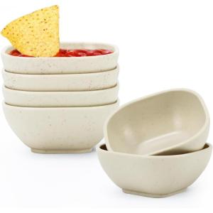 imageWheat Straw Bowl Sets of 6  36oz Cereal Bowls with Textured DesignLarge Soup Bowl  Microwave and Dishwasher Safe Ramen Bowl Set Alternative to Plastic Bowls for Serving SoupRamenSalad  MultiBeige