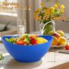 imageHomienly Wheat Straw Bowls Set Premium Wheat Straw Bowls Set of 6 Mixing Bowls for Kitchen Salad Cereal NutsMicrowave ampamp Dishwasher Safe Nesting Bowls Includes 3 SizesBlackBlue