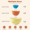 imageHomienly Wheat Straw Bowls Set Premium Wheat Straw Bowls Set of 6 Mixing Bowls for Kitchen Salad Cereal NutsMicrowave ampamp Dishwasher Safe Nesting Bowls Includes 3 SizesBlackShoreline