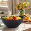 imageHomienly Wheat Straw Bowls Set Premium Wheat Straw Bowls Set of 6 Mixing Bowls for Kitchen Salad Cereal NutsMicrowave ampamp Dishwasher Safe Nesting Bowls Includes 3 SizesBlackBlack