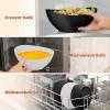 imageHomienly Wheat Straw Bowls Sets 6 Pieces Wheat Straw Salad Bowls MultiSize Bowls for Kitchen Camping Mixing Unbreakable Bowl Set for Salad SnackCereal Fruit Microwave Safe Island ThemePanda Theme