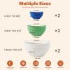 imageHomienly Wheat Straw Bowls Sets 6 Pieces Wheat Straw Salad Bowls MultiSize Bowls for Kitchen Camping Mixing Unbreakable Bowl Set for Salad SnackCereal Fruit Microwave Safe Island ThemeIsland Theme