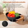 imageHomienly Wheat Straw Bowls Sets 6 Pieces Wheat Straw Salad Bowls MultiSize Bowls for Kitchen Camping Mixing Unbreakable Bowl Set for Salad SnackCereal Fruit Microwave Safe Island ThemePanda Theme