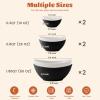 imageHomienly Wheat Straw Bowls Sets 6 Pieces Wheat Straw Salad Bowls MultiSize Bowls for Kitchen Camping Mixing Unbreakable Bowl Set for Salad SnackCereal Fruit Microwave Safe Island ThemePanda Theme