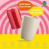 imageHomienly Wheat Straw Cups 8 PCS Plastic Cups Unbreakable Drinking Cup Reusable Dishwasher Safe Water Glasses with 4 Colors 12 OZBeige Color