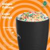imageHomienly Wheat Straw Cups 8 PCS Plastic Cups Unbreakable Drinking Cup Reusable Dishwasher Safe Water Glasses with 4 Colors 12 OZBlack