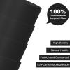 imageHomienly Wheat Straw Cups 8 PCS Plastic Cups Unbreakable Drinking Cup Reusable Dishwasher Safe Water Glasses with 4 Colors 12 OZBlack