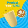 imageHomienly Wheat Straw Cups 8 PCS Plastic Cups Unbreakable Drinking Cup Reusable Dishwasher Safe Water Glasses with 4 Colors 12 OZClassic Art Series  Mondrian