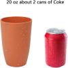 imageHomienly Wheat Straw Cups 8 PCS Plastic Cups Unbreakable Drinking Cup Reusable Dishwasher Safe Water Glasses with 4 Colors 12 OZMulticolor