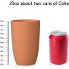 imageHomienly Wheat Straw Cups 8 PCS Plastic Cups Unbreakable Drinking Cup Reusable Dishwasher Safe Water Glasses with 4 Colors 12 OZOrange