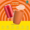 imageHomienly Wheat Straw Cups 8 PCS Plastic Cups Unbreakable Drinking Cup Reusable Dishwasher Safe Water Glasses with 4 Colors 12 OZOrange