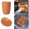 imageHomienly Wheat Straw Cups 8 PCS Plastic Cups Unbreakable Drinking Cup Reusable Dishwasher Safe Water Glasses with 4 Colors 12 OZOrange