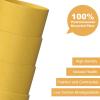 imageHomienly Wheat Straw Cups 8 PCS Plastic Cups Unbreakable Drinking Cup Reusable Dishwasher Safe Water Glasses with 4 Colors 12 OZYellow