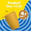 imageHomienly Wheat Straw Cups 8 PCS Plastic Cups Unbreakable Drinking Cup Reusable Dishwasher Safe Water Glasses with 4 Colors 12 OZYellow