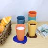 imageHomienly Wheat Straw Cups Set of 8 Unbreakable Drinking Cups Reusable Dishwasher Safe Water Glasses Kids Size 8 OZ8 PC Colorful