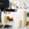 imageHomienly Wheat Straw Cups Set of 8 Unbreakable Drinking Cups Reusable Dishwasher Safe Water Glasses Kids Size 8 OZBeige