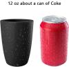 imageHomienly Wheat Straw Cups Set of 8 Unbreakable Drinking Cups Reusable Dishwasher Safe Water Glasses Kids Size 8 OZBlack