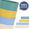 imageHomienly Wheat Straw Cups Set of 8 Unbreakable Drinking Cups Reusable Dishwasher Safe Water Glasses Kids Size 8 OZColorful