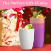 imageHomienly Wheat Straw Cups Set of 8 Unbreakable Drinking Cups Reusable Dishwasher Safe Water Glasses Kids Size 8 OZFlower Color