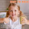 imageHomienly Wheat Straw Cups Set of 8 Unbreakable Drinking Cups Reusable Dishwasher Safe Water Glasses Kids Size 8 OZMultiple Color