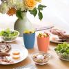 imageHomienly Wheat Straw Cups Set of 8 Unbreakable Drinking Cups Reusable Dishwasher Safe Water Glasses Kids Size 8 OZMultiple Color