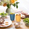 imageHomienly Wheat Straw Cups Set of 8 Unbreakable Drinking Cups Reusable Dishwasher Safe Water Glasses Kids Size 8 OZNo TextureMultiple Color