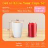 imageHomienly Wheat Straw Cups Set of 8 Unbreakable Drinking Cups Reusable Dishwasher Safe Water Glasses Kids Size 8 OZNo TextureWhite