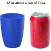 imageHomienly Wheat Straw Cups Set of 8 Unbreakable Drinking Cups Reusable Dishwasher Safe Water Glasses Kids Size 8 OZOcean