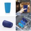 imageHomienly Wheat Straw Cups Set of 8 Unbreakable Drinking Cups Reusable Dishwasher Safe Water Glasses Kids Size 8 OZOcean